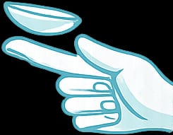 Kontaktlinsenanpassung